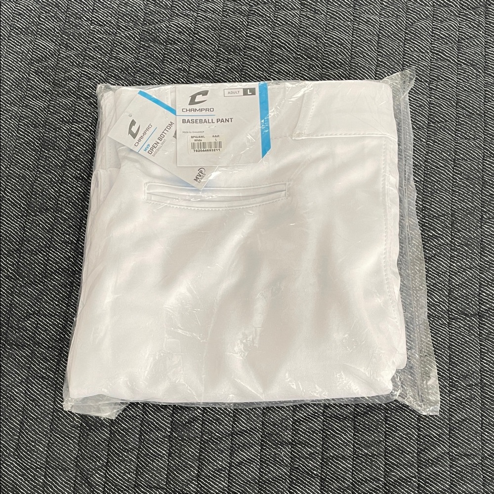 CHAMPRO Men's MVP White Open Bottom Baseball Pants